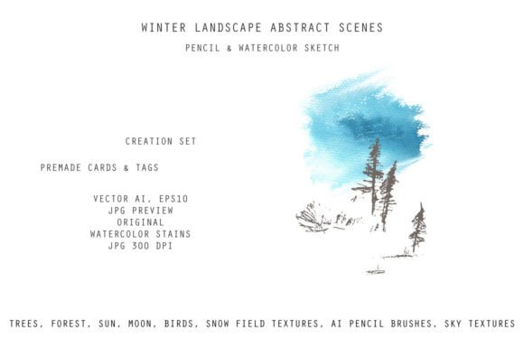 Download WINTER LANDSCAPE CREATION SET - Premium Resources