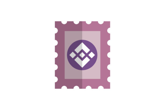 Download Icon Crypto Coin Cute Stamps Purple - Cute stamps Collection